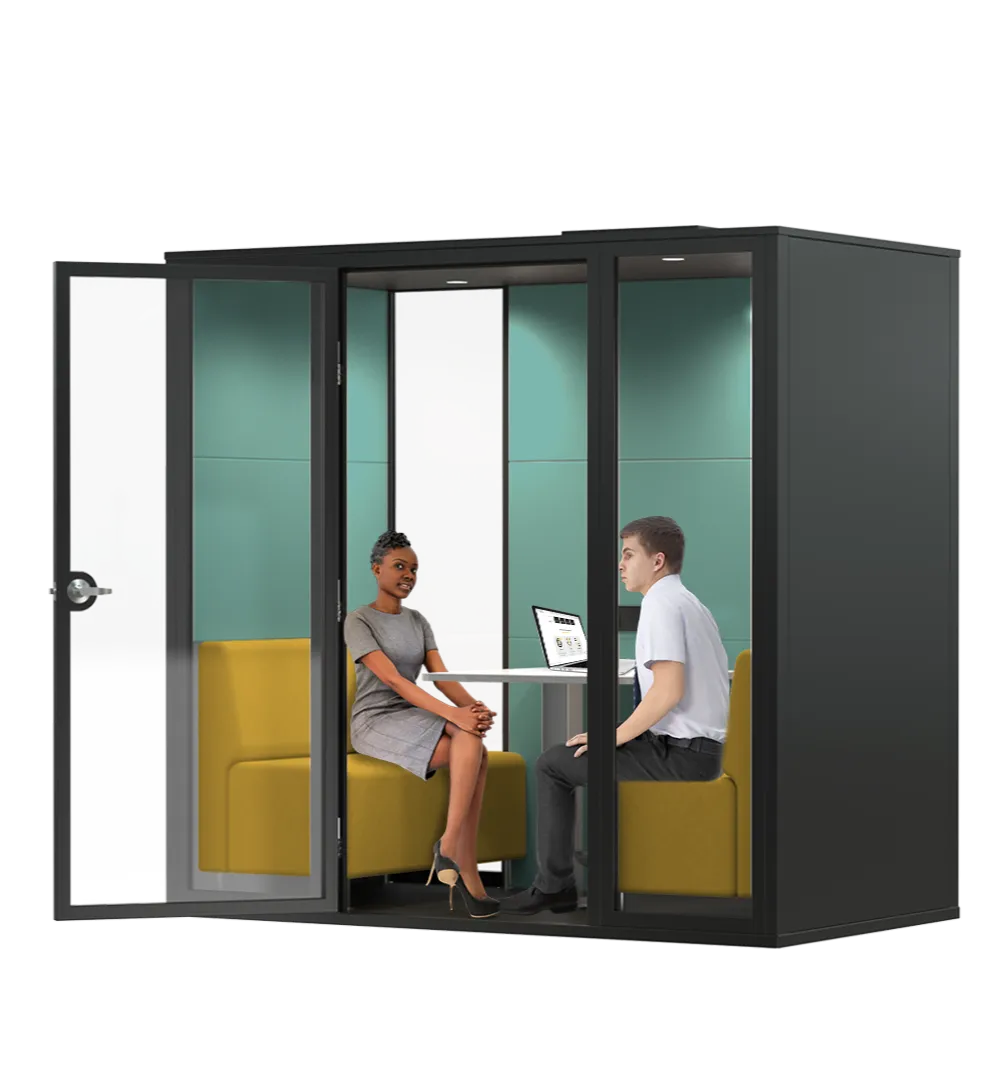 Enclosed Modular Meeting Booth