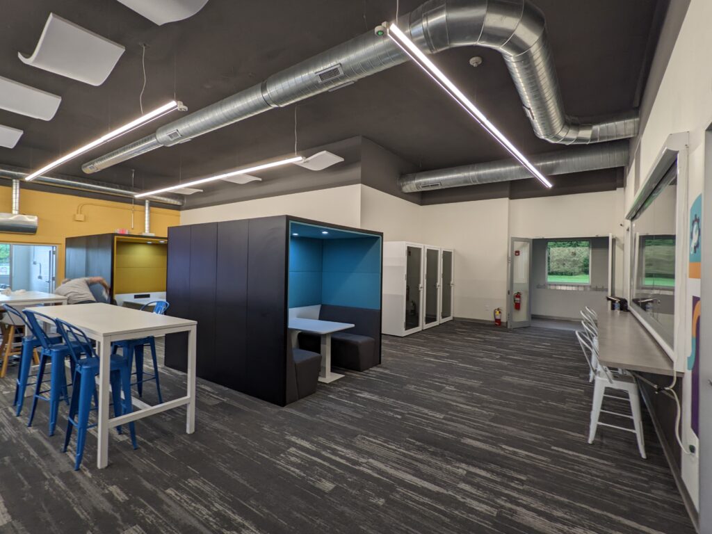 acoustical hive pod at one school global campus